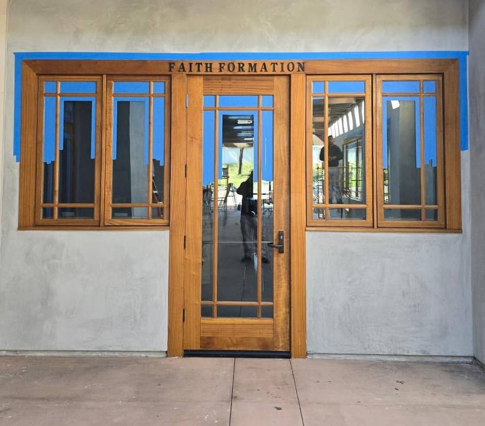 Before — Commercial Entry Woodwork