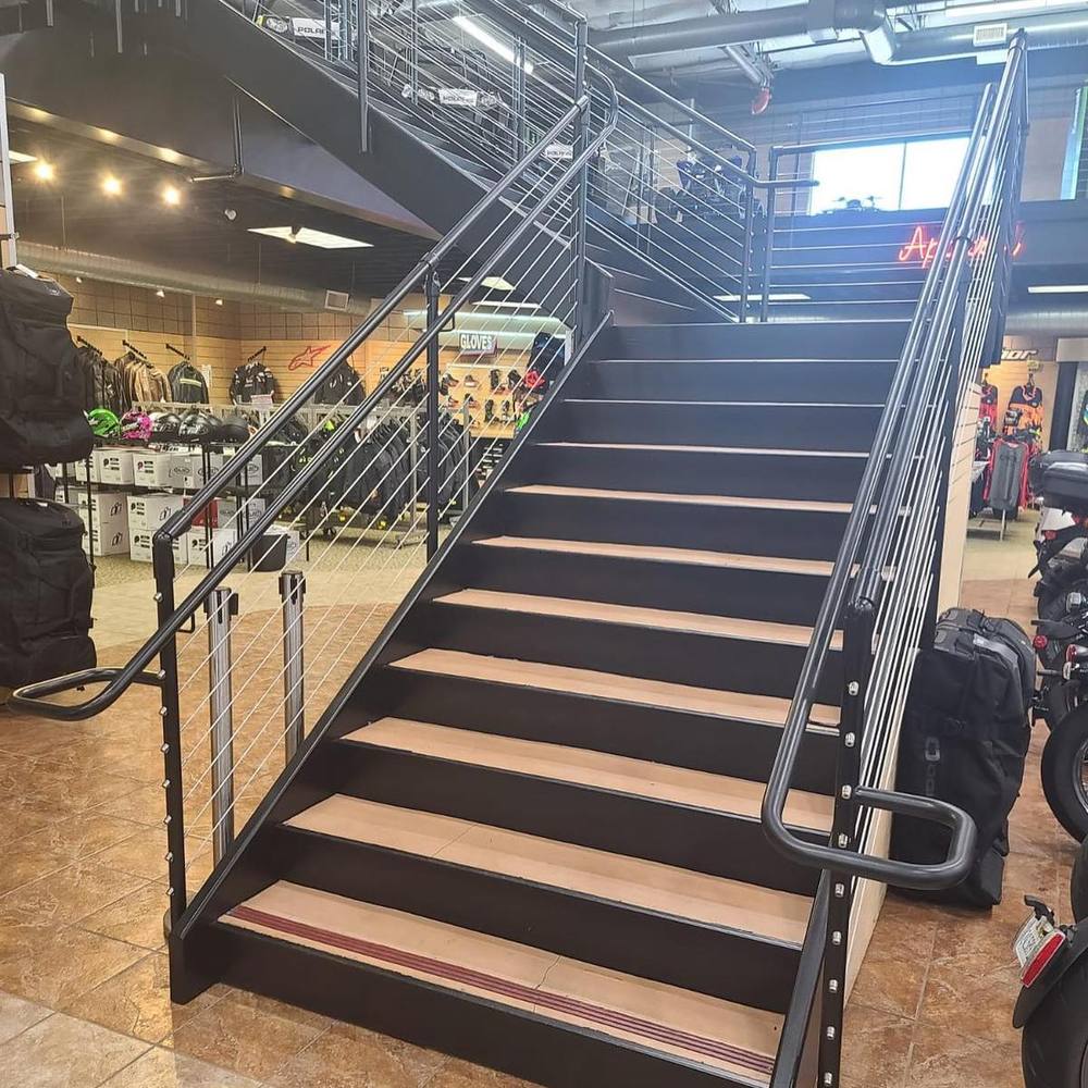 After — Showroom Staircase Refinish