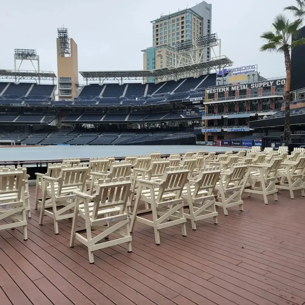 After — Stadium Seating Refinish