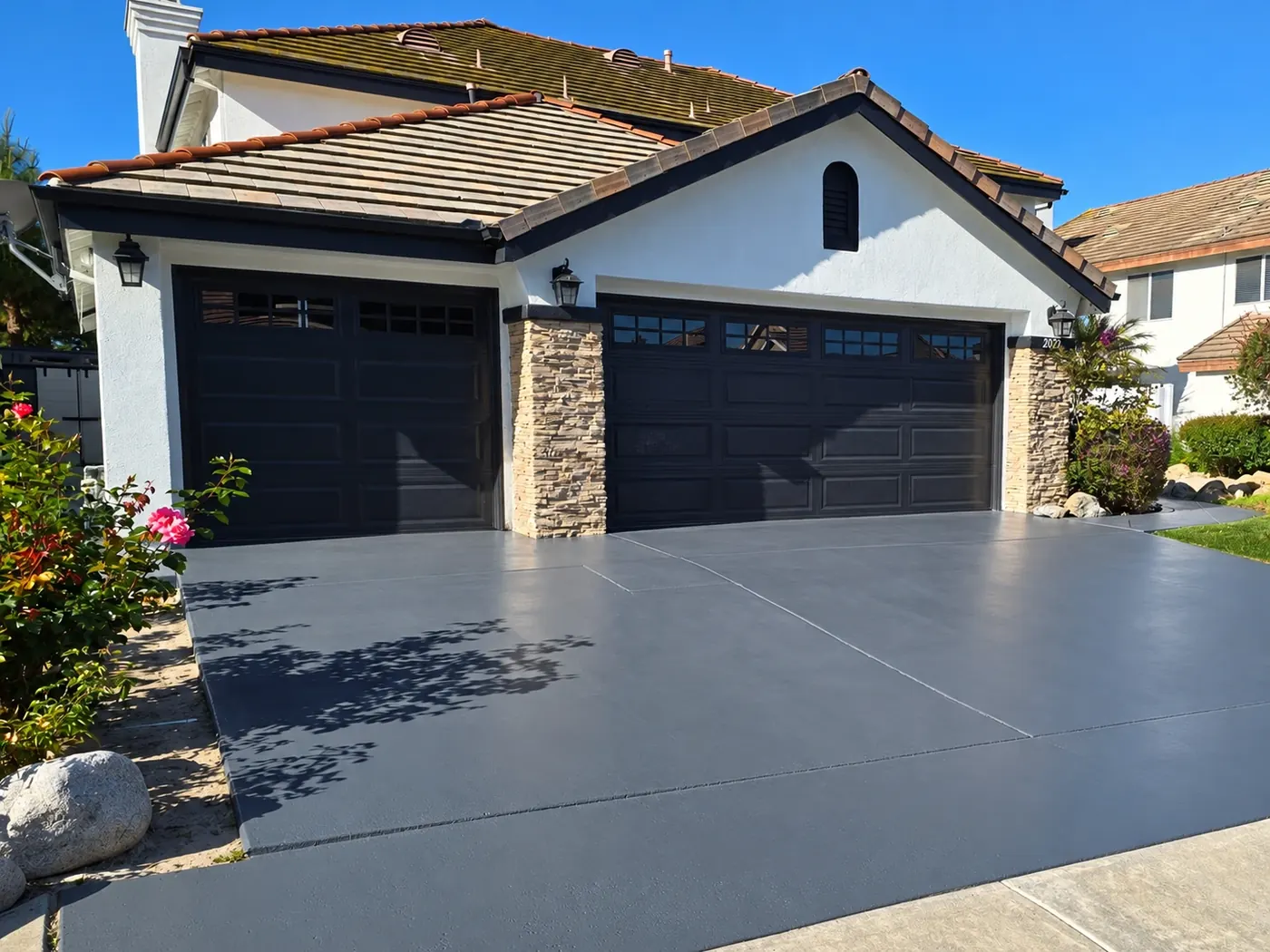BQ Painting concrete and epoxy project