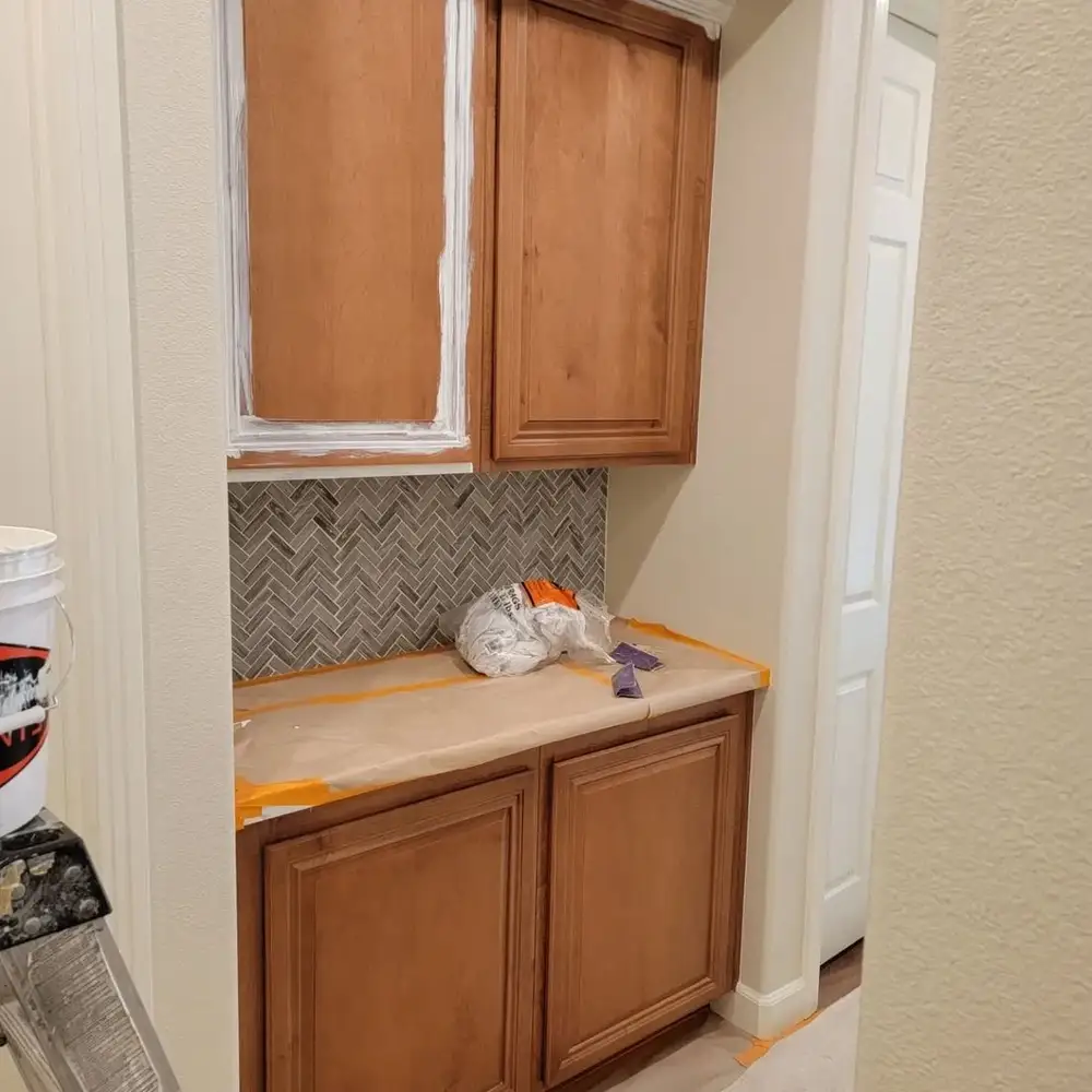 Before — Cabinet Refinishing — Project 14
