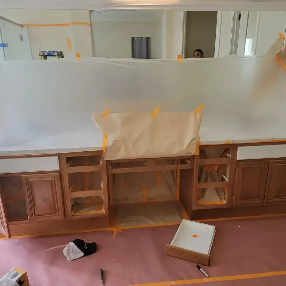 Before — Cabinet Refinishing — Project 6