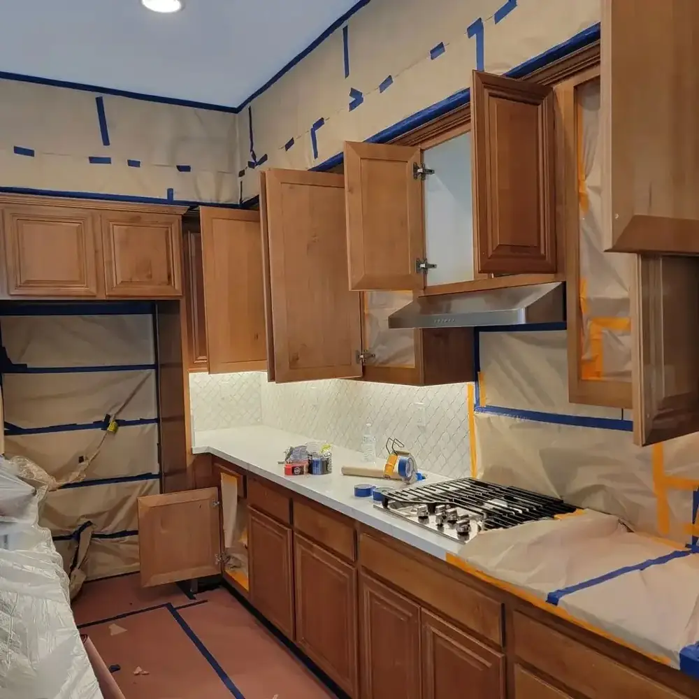 Before — Cabinet Refinishing — Project 7