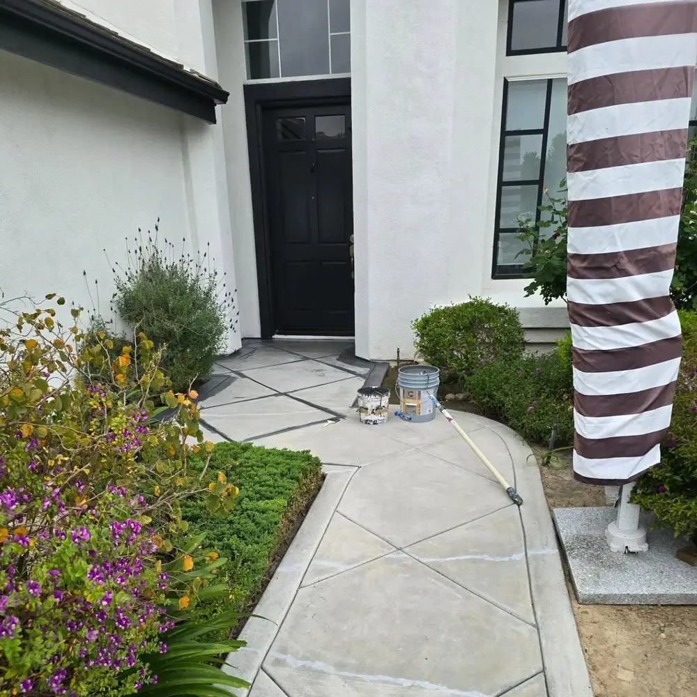 Before — Concrete & Epoxy — Project 4