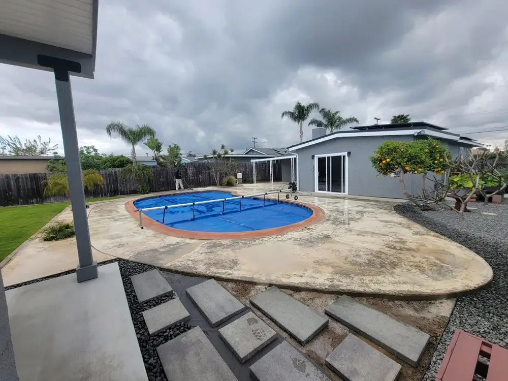 Before — Concrete & Epoxy — Project 7