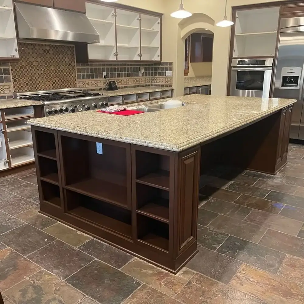 After — Cabinet Refinishing