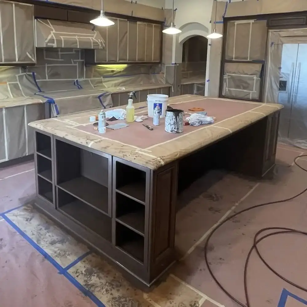 Before — Cabinet Refinishing