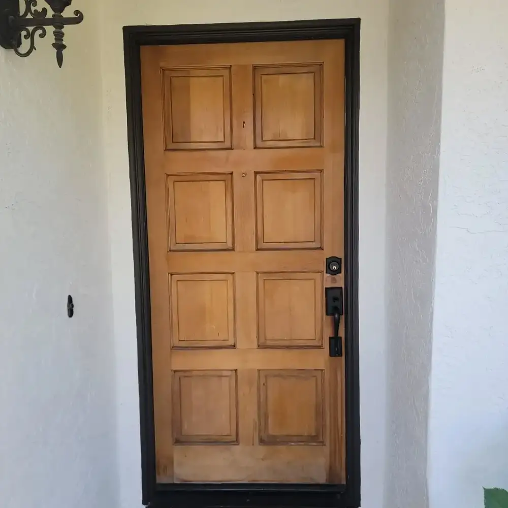 Before — Door & Woodwork
